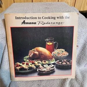 Amiana Radarange Cookbook with Black and White Cover